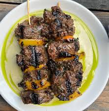 Barcelona Wine Bar signature dishes Hanger Steak BrunchJamon and Manchego Croquetas DinnerChicken Pimientos Dinner